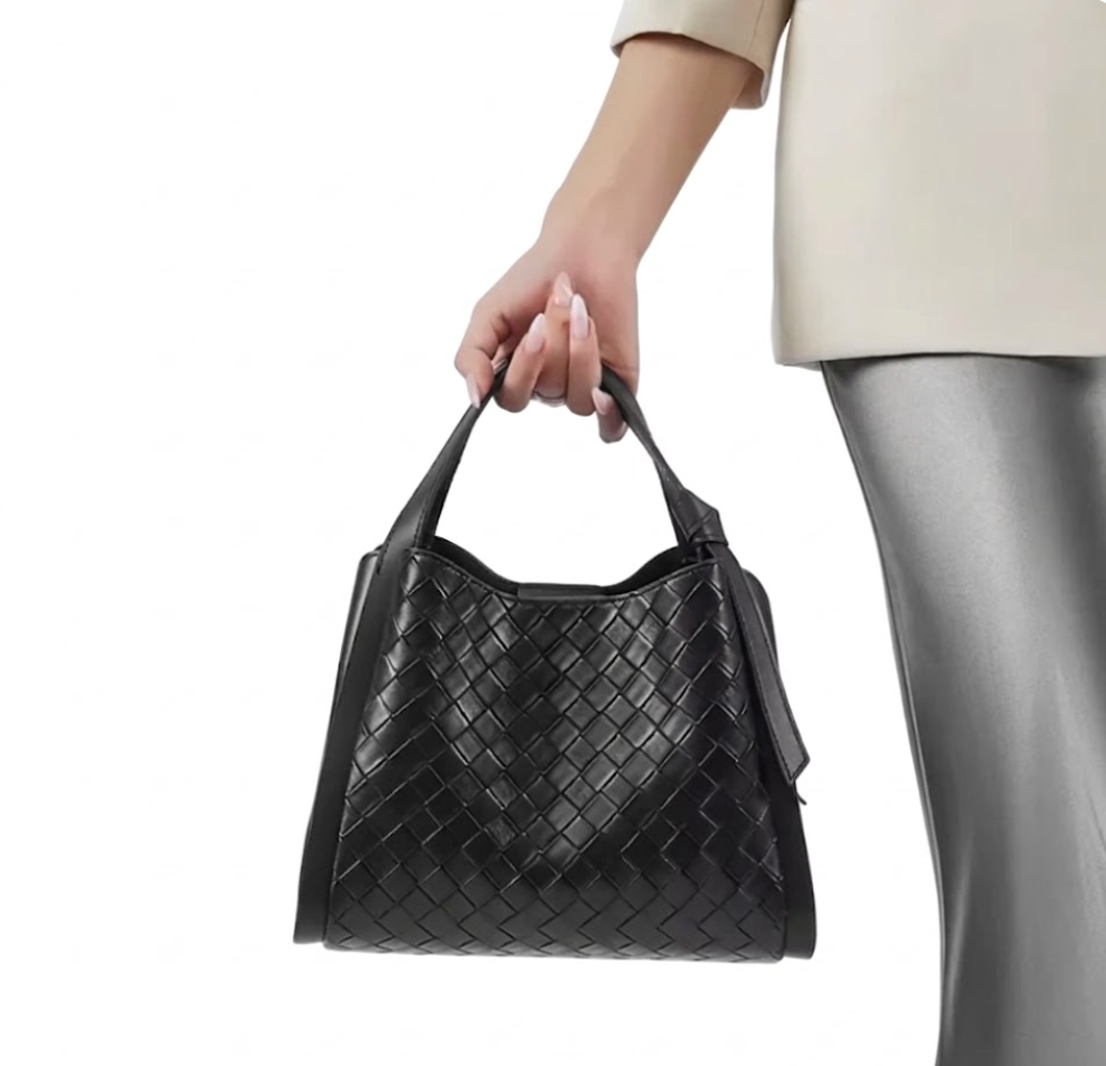Trendy & Timeless Woven Luxury Genuine Leather Designer Handbags For Women - B10-BAG-04