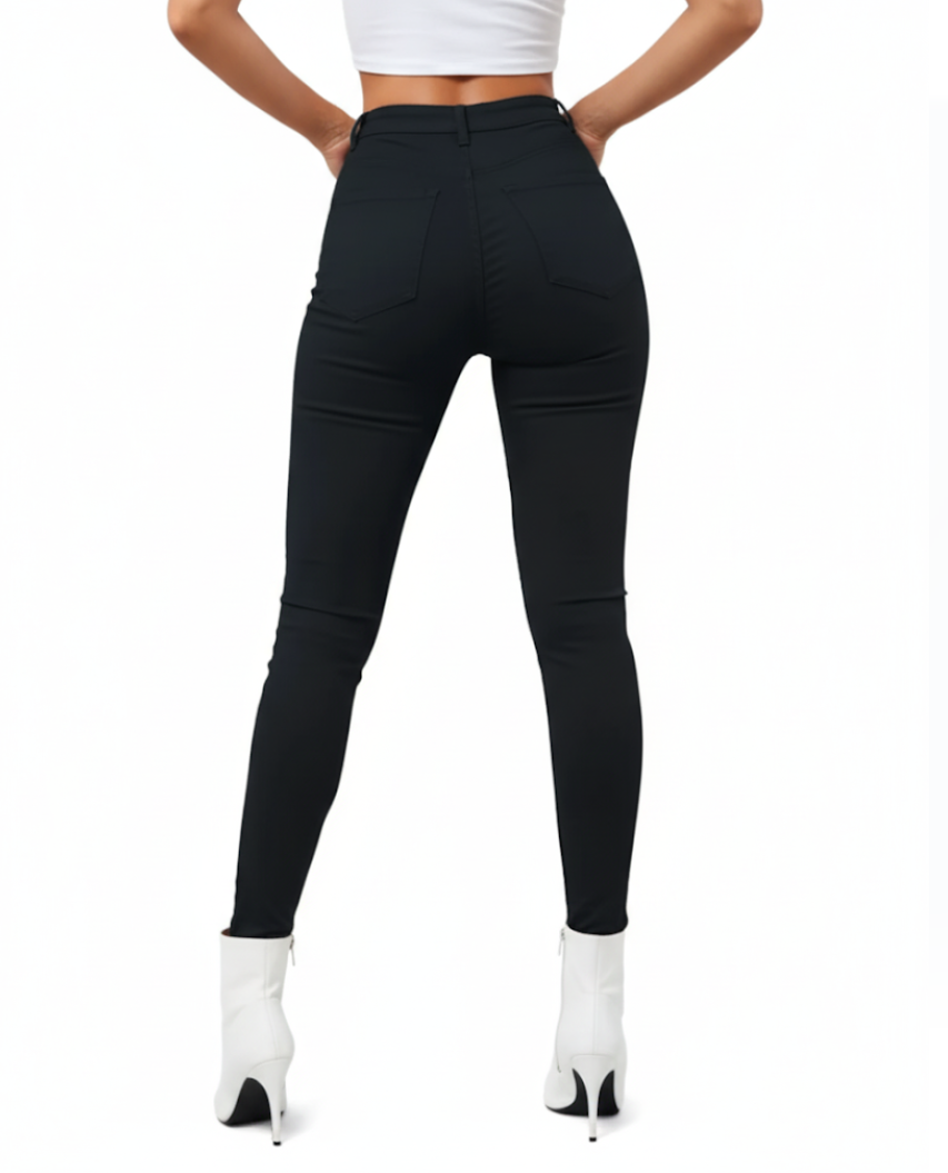 Women’s Comfortable Stretchy High Waist Skinny JEANS-JP-19