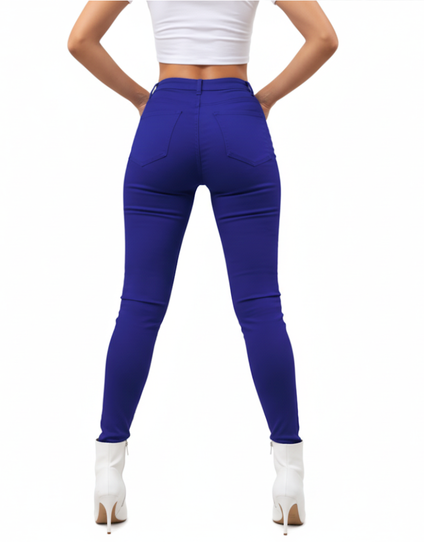 Women’s Comfortable Stretchy High Waist Skinny JEANS-JP-19