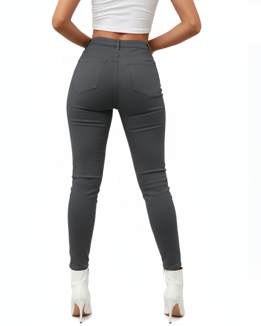 Women’s Comfortable Stretchy High Waist Skinny JEANS-JP-19