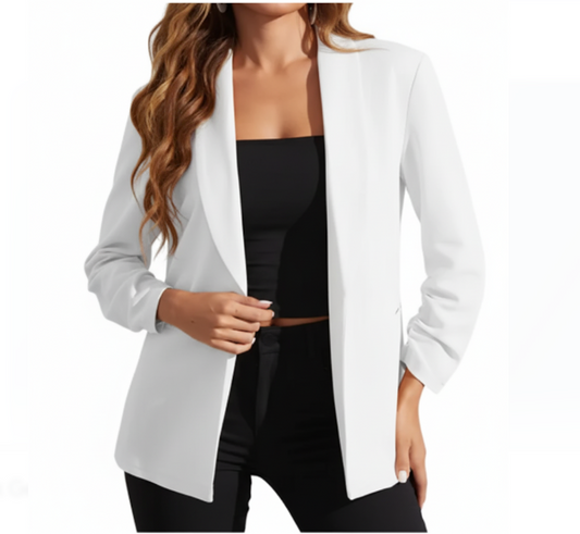 Women’s Trendy & Timeless Long Sleeve Lapel Collar BLAZER-BLZ-15