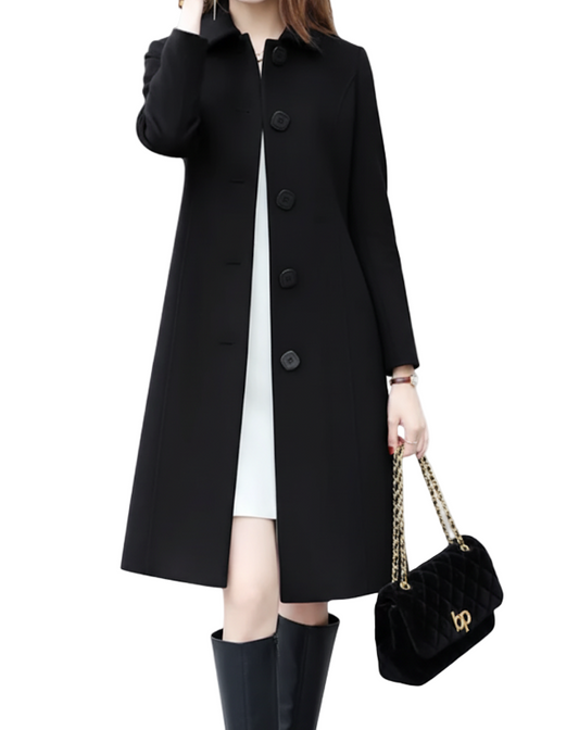 Women's Trendy & Timeless Winter Medium Length Woolen Coat JACKET-JKT-25