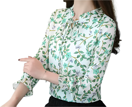 Floral Print Full Sleeve Shirt for Women – BL72