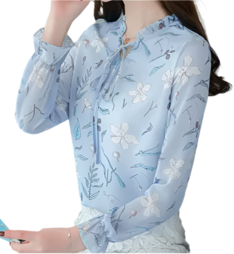 Floral Print Full Sleeve Shirt for Women – BL72