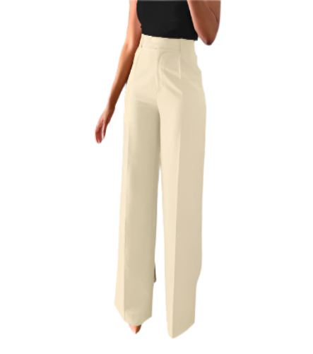 Trendy & Timeless Straight Wide Legs Trouser Pants for Women - PANTS-DP-01