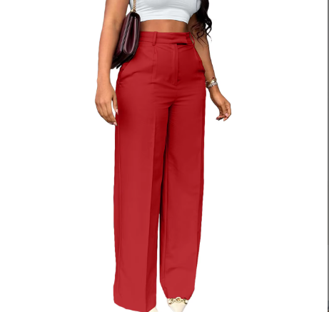 Trendy & Timeless Straight Wide Legs Trouser Pants for Women - PANTS-DP-01