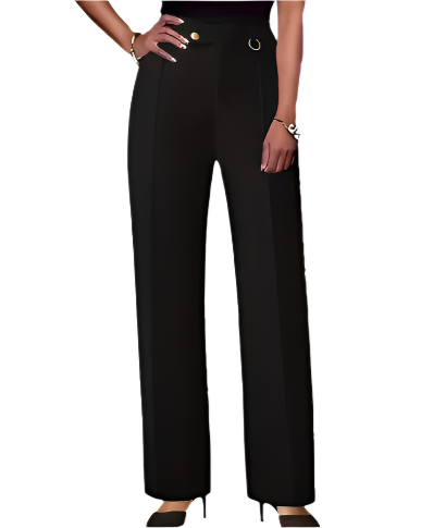 Trendy & Timeless Straight Wide Legs Trouser Pants for Women - PANTS-DP-04
