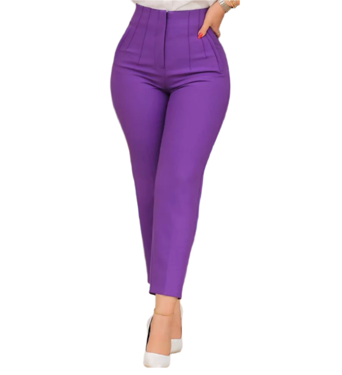 Trendy & Timeless Women's High Waist Casual Trousers PANTS-DP-07