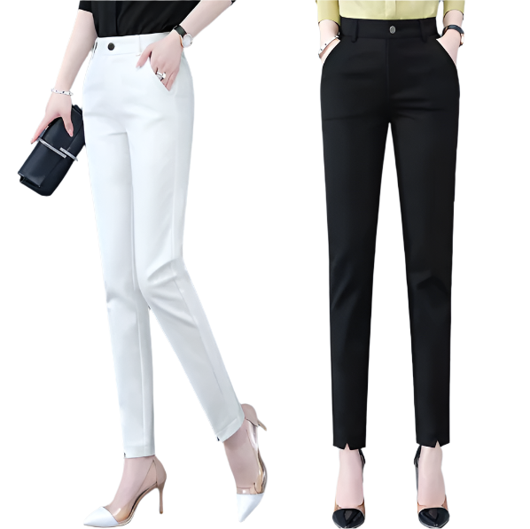 Women’s Trendy & Timeless  Suit Trousers High Waist PANTS-DP-12