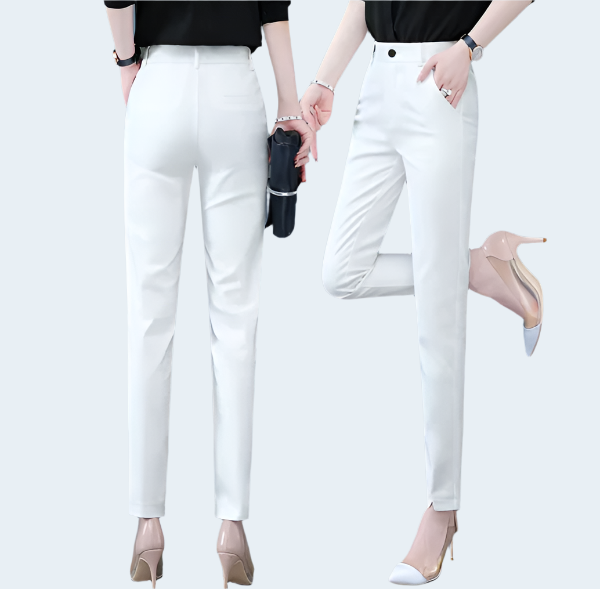 Women’s Trendy & Timeless  Suit Trousers High Waist PANTS-DP-12