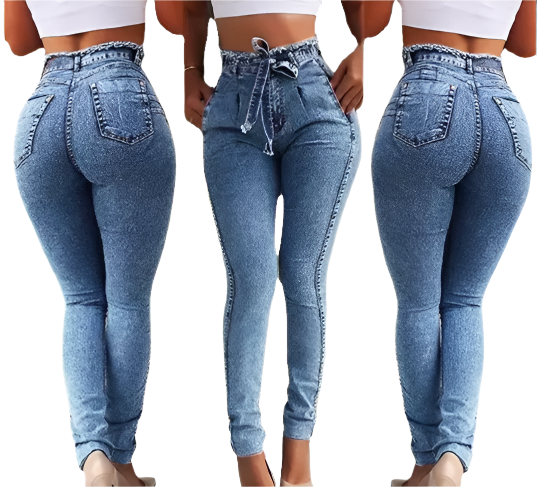 Women’s Stylist High Waist Stretch Skinny Denim JEANS-JP-21