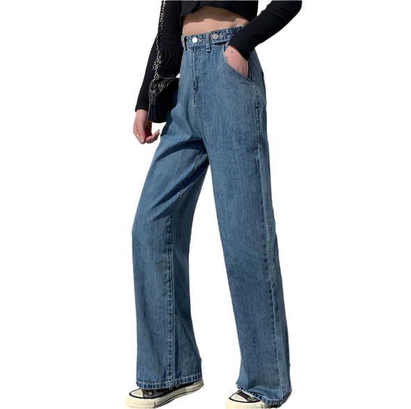 Women’s Straight Leg High Waist JEANS-JP-24