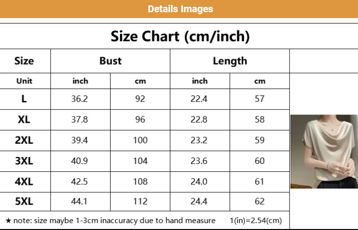 Trendy & Timeless Silk Short Sleeve Blouse Top for Women – BL11