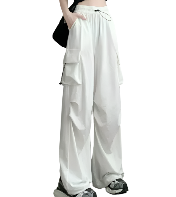 Women’s High Waist Straight Leg CARGO -03