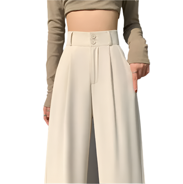 Women’s Wide Leg Straight Long Trousers PANTS-DP-03