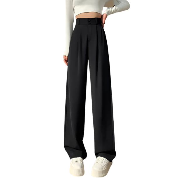 Women’s Wide Leg Straight Long Trousers PANTS-DP-03