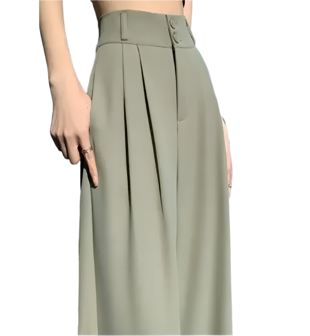 Women’s Wide Leg Straight Long Trousers PANTS-DP-03