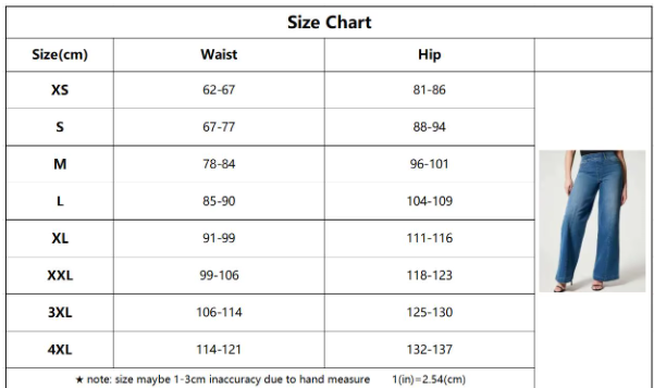 Women’s Trendy High Waist Straight Cut JEANS-JP-01