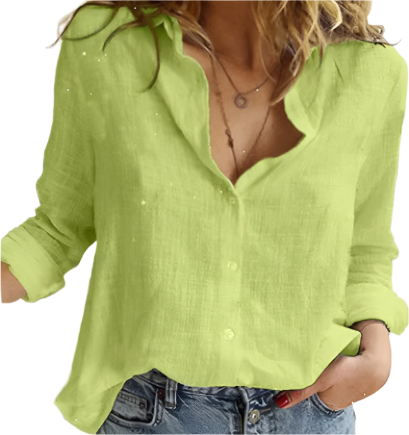 Cotton Linen Full Sleeve Shirt for Women – BL72
