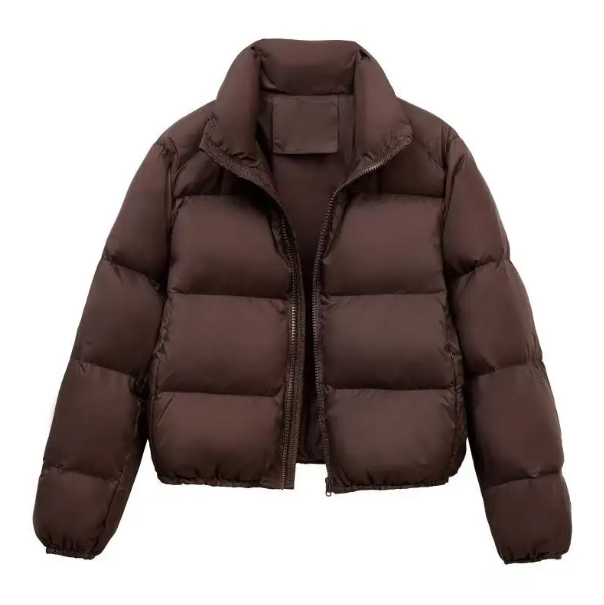 Women’s Trendy Winter Quilted Padded Stand Collar Short Puffer JACKET - JKT-02