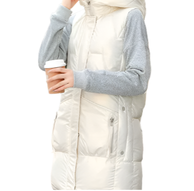Women's Stylist Hooded Padded Warm Vest JACKET-JKT-34Z