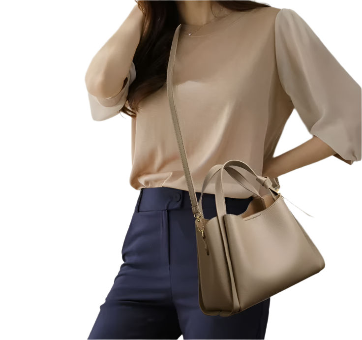 Classy Bucket Handbag Crossbody BAG-09