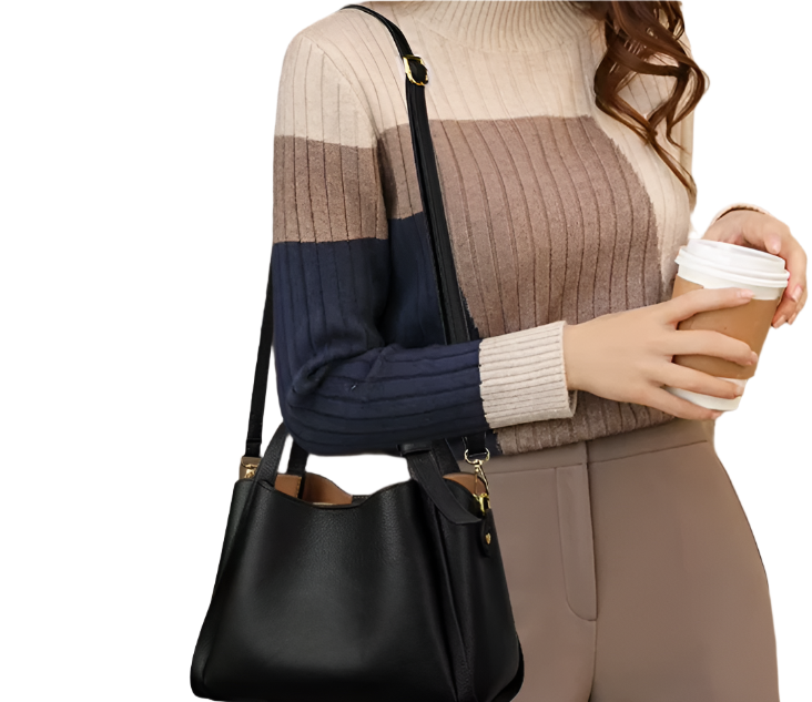 Classy Bucket Handbag Crossbody BAG-09