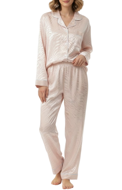 Comfortable Soft Long Sleeve Pajama Set for Women -B16-PJ-77