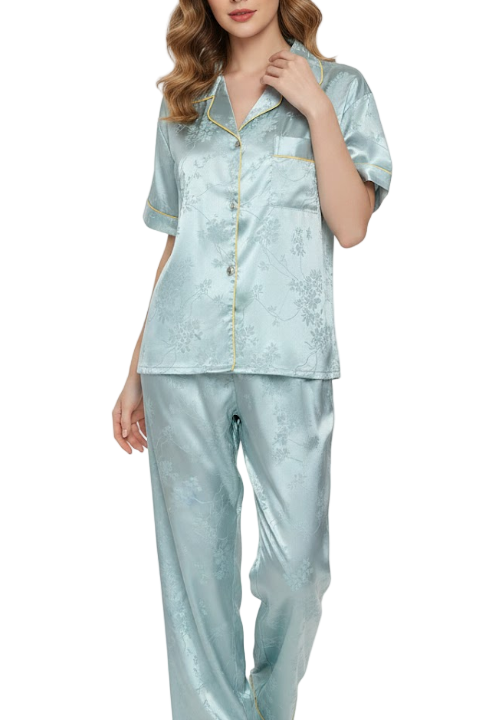Comfortable Soft Short Sleeve Pajama Set for Women -B16-PJ-65