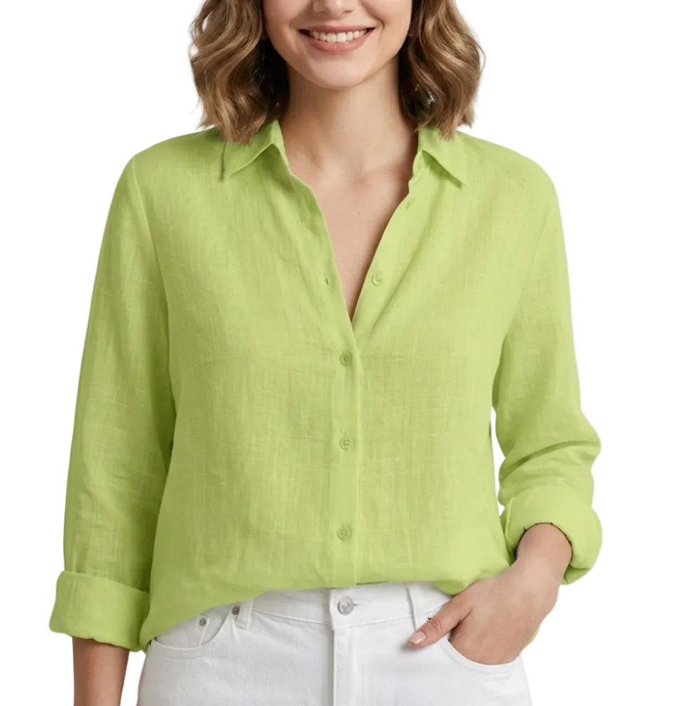 Cotton Linen Full Sleeve Shirt for Women – BL72