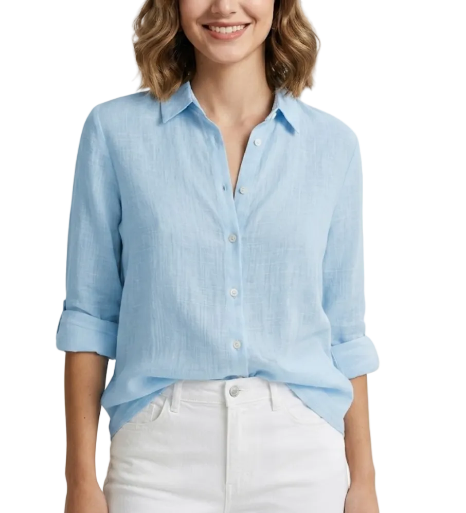 Cotton Linen Full Sleeve Shirt for Women – BL72
