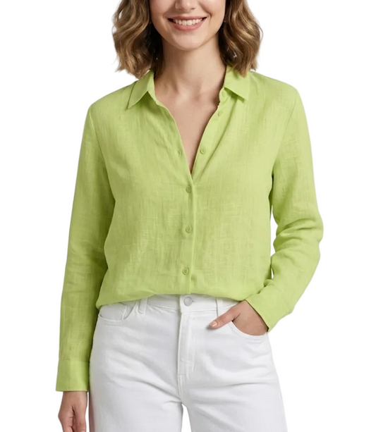 Cotton Linen Full Sleeve Shirt for Women – BL72