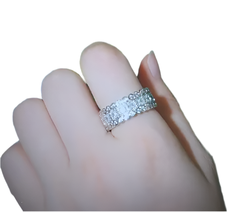 Cubic Zirconia Pave Luxury Rings -RG-09