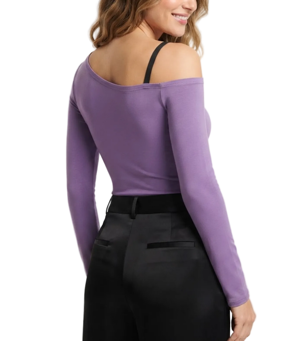 Elegant & Timeless Off Shoulder Stretchy  Fitted Long Sleeve Tops for Women- BP-B20 -TOP-282