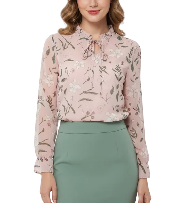 Floral Print Full Sleeve Shirt for Women – BL72