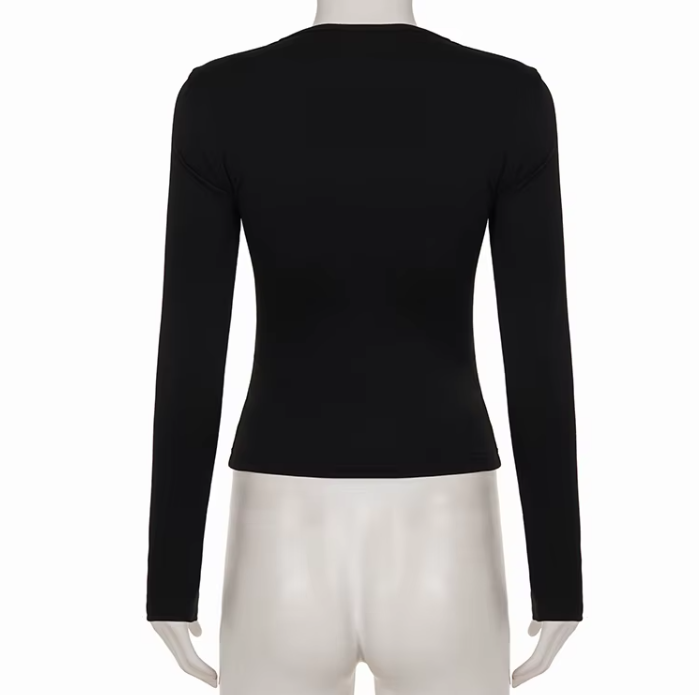 Trendy & Elegant Long Sleeve Embroidered O-neck Tops for Women - BP-B20 -TOP-241