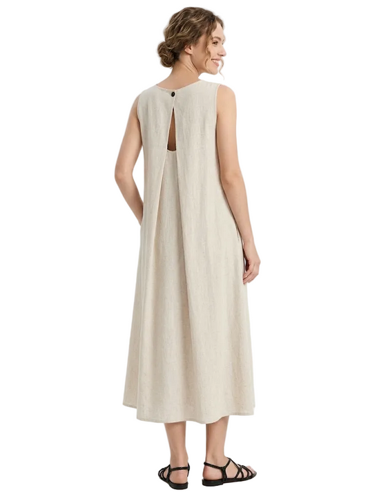 Trendy & Elegant Sleeveless Loose Fit Comfy Summer Dresses - B6-DRESS-12
