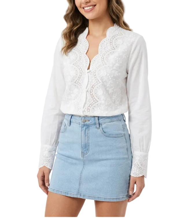 Trendy & Timeless Long Sleeve Blouses for Women - B6-TOP-B816