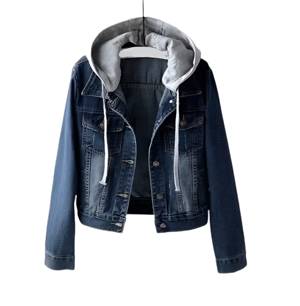 Women’s Trendy & Timeless Long Sleeve Hooded Denim JACKET - JKT-38