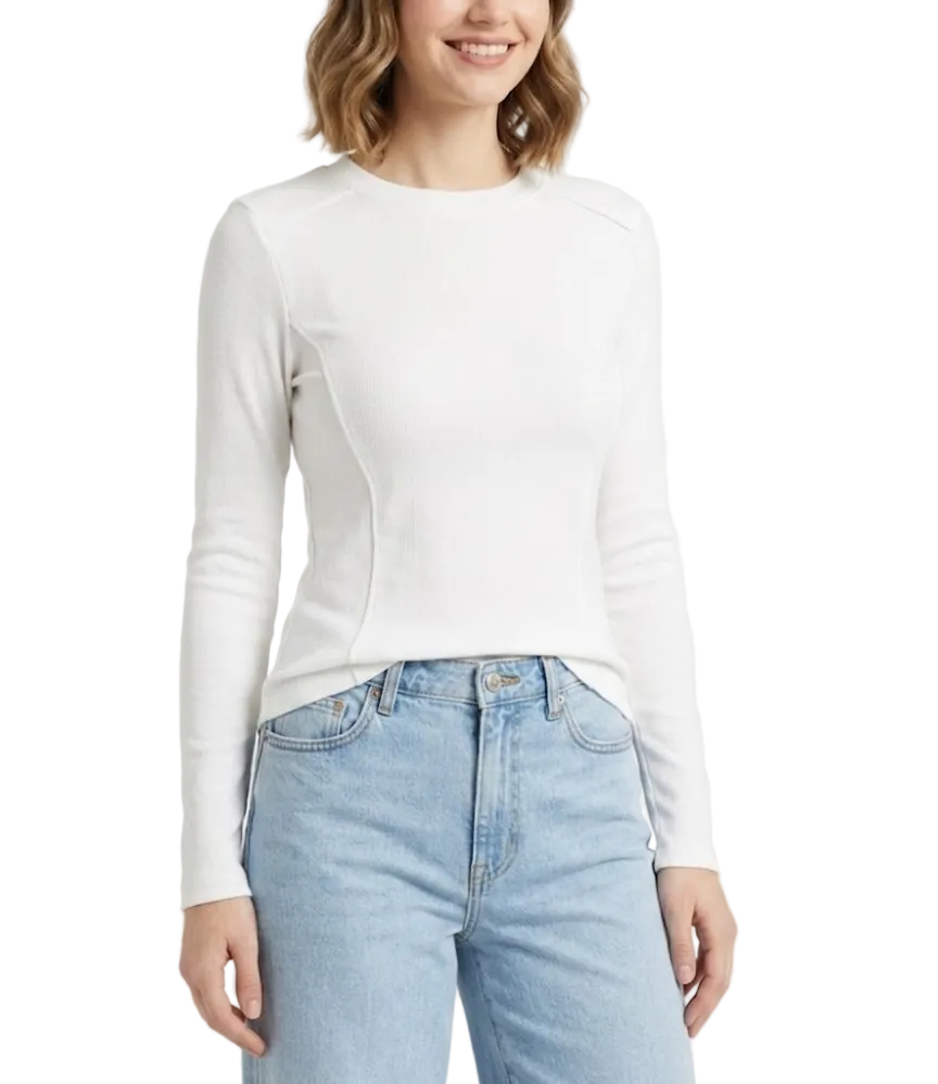 Timeless Classy Round Neck Long Sleeve Knitted Top for Women -SM8-TOP-104