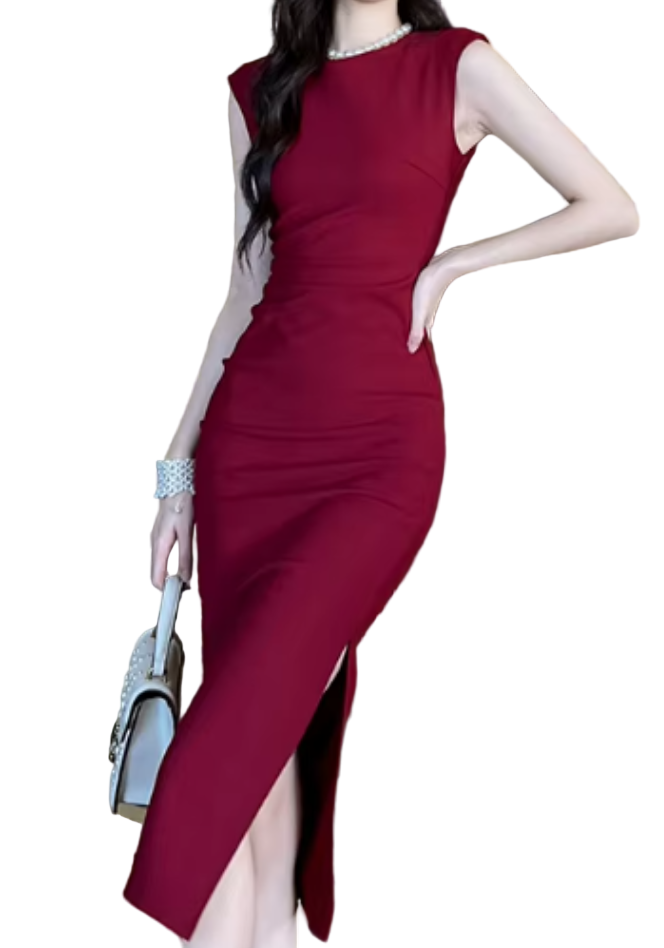 Timeless & Elegant Sleeveless Versatile Pencil Dresses  - B4-DRESS-B399