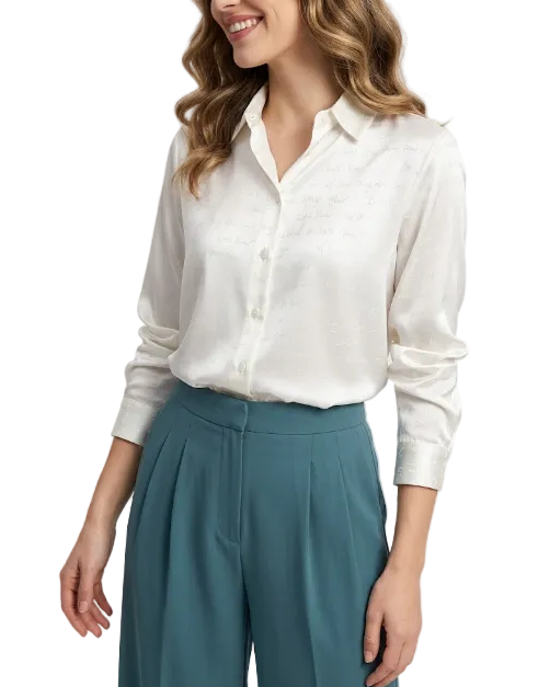 Timeless & Elegant Collar Button Up Shirts for Women  - B13-TOP-331
