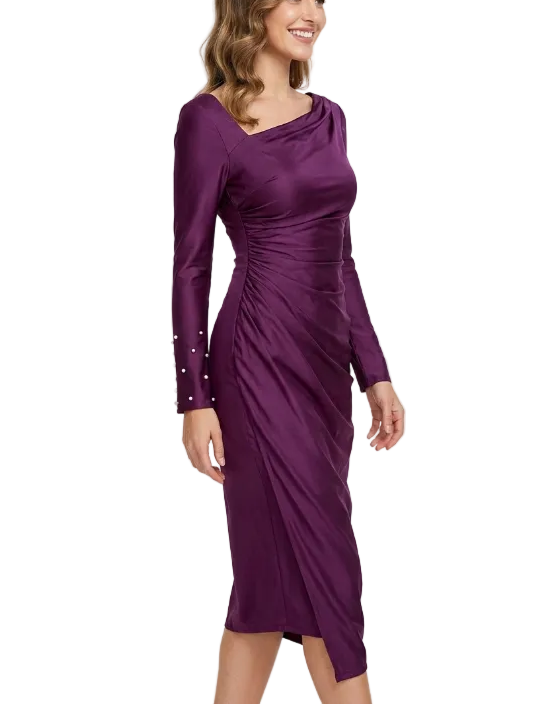 Timeless & Elegant Long Sleeve Bodycon Versatile Dresses  - B4-DRESS-B389