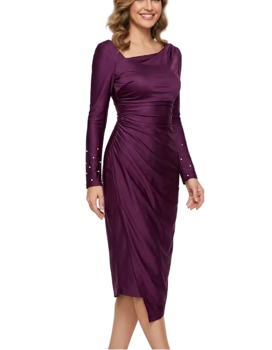 Timeless & Elegant Long Sleeve Bodycon Versatile Dresses  - B4-DRESS-B389