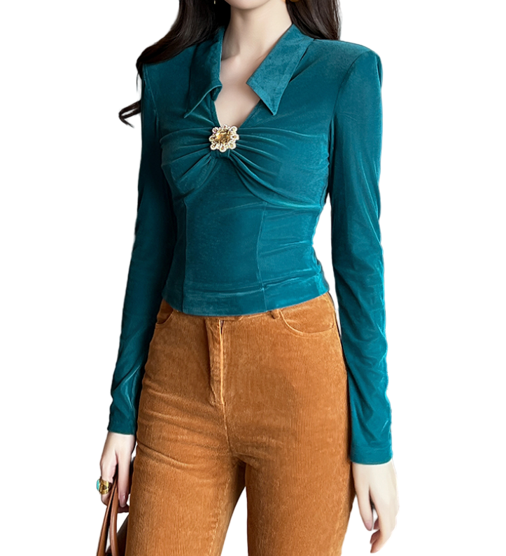 Timeless & Elegant Long Sleeve Slim-Fit Blouses - B4-TOP-B15