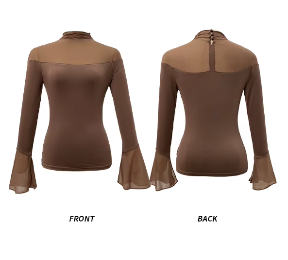 Timeless & Elegant Long Sleeve Slim-Fit Blouses - B4-TOP-B17