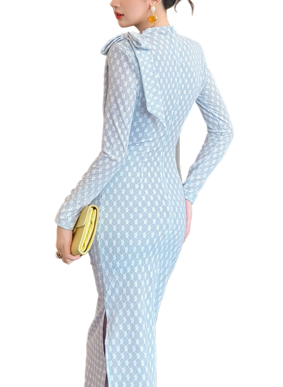 Timeless  & Elegant Long Sleeve Versatile Dresses  - B4-DRESS-B378