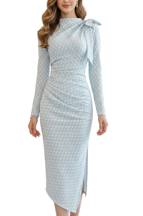 Timeless  & Elegant Long Sleeve Versatile Dresses  - B4-DRESS-B378