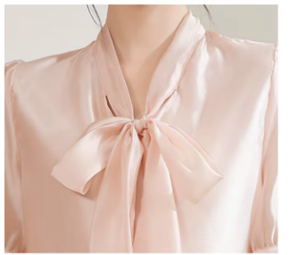 Timeless & Elegant Short Puff Sleeve Blouses for Women  - B13-TOP-401