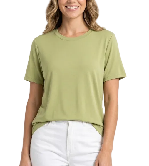 Timeless & Elegant Short Sleeve Cotton T-Shirts for Women - B1-TOP-V137